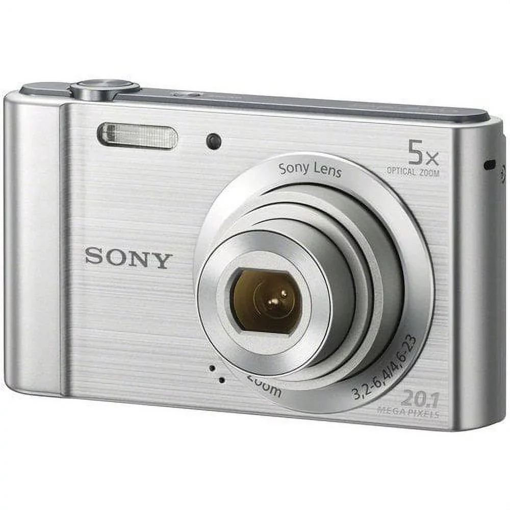 Sony Cyber-shot - Digital Camera (Silver) + Deal-Expo Accessories Bundle