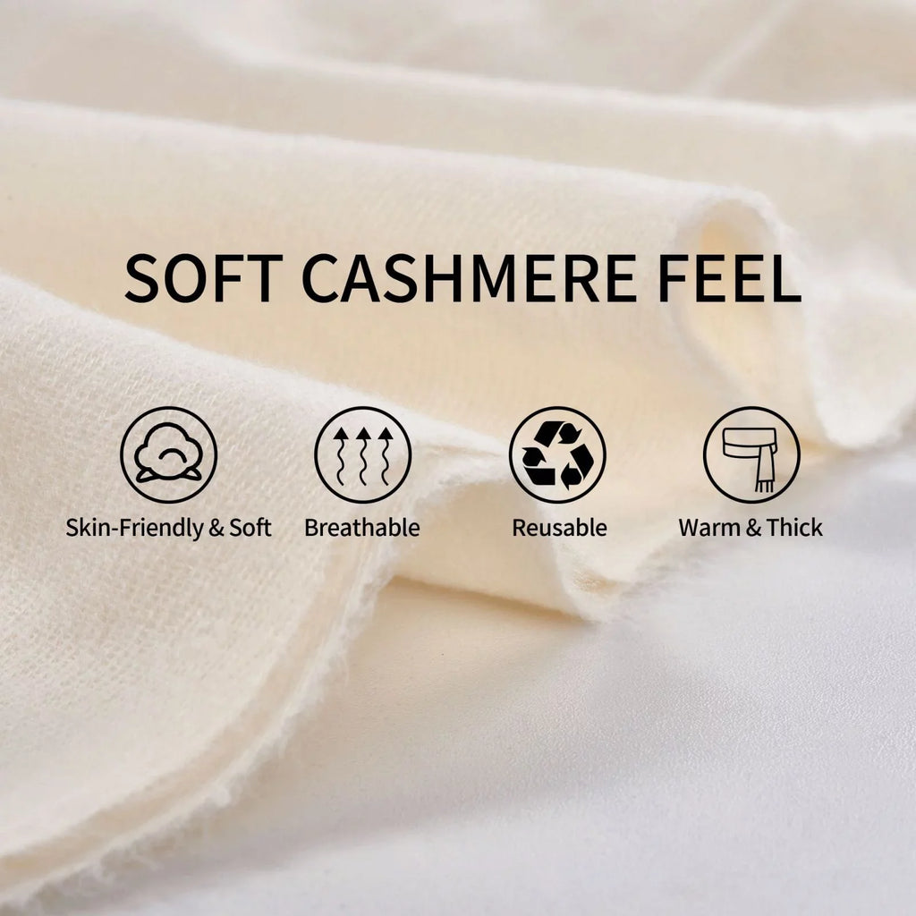 Bingfone Soft Cashmere Feel Scarf For Women Elegant Art Print Winter Warm Scarves Large Shawl Wrap Gifts- St Patrick's Day2