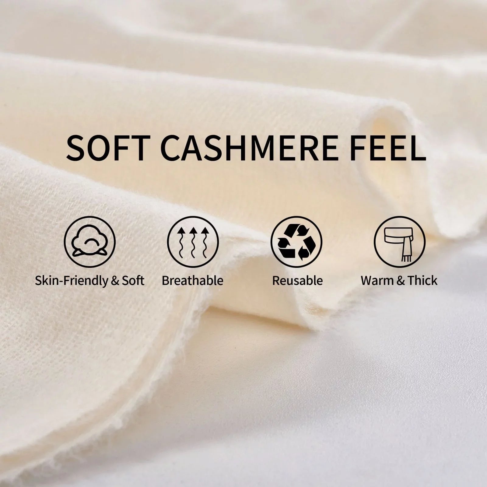 Bingfone Soft Cashmere Feel Scarf For Women Elegant Art Print Winter Warm Scarves Large Shawl Wrap Gifts- St Patrick's Day2