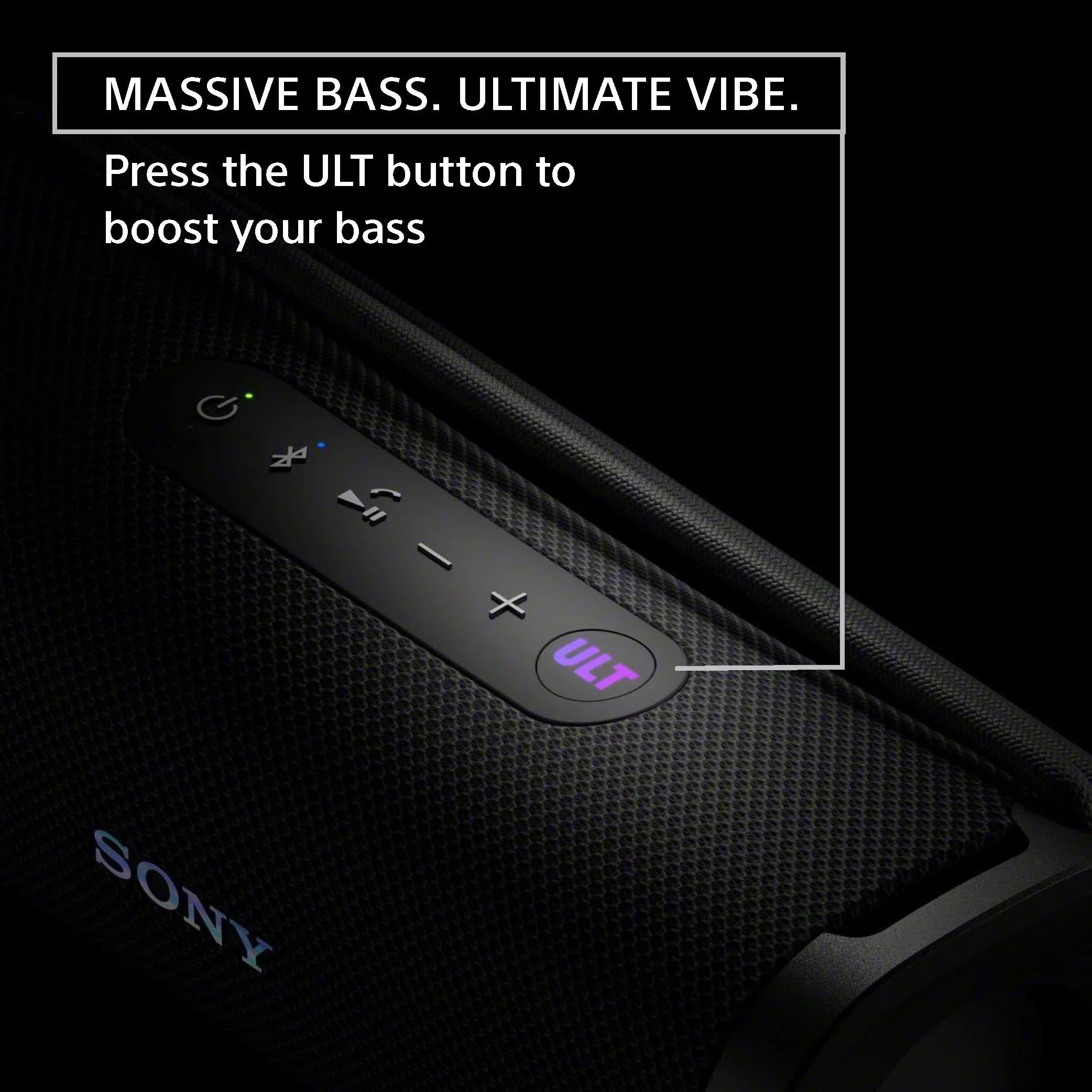 Sony   1 Wireless Ultra Portable Bluetooth Compact Speaker,  Waterproof, Dustproof, Shockproof and Rustproof - Black