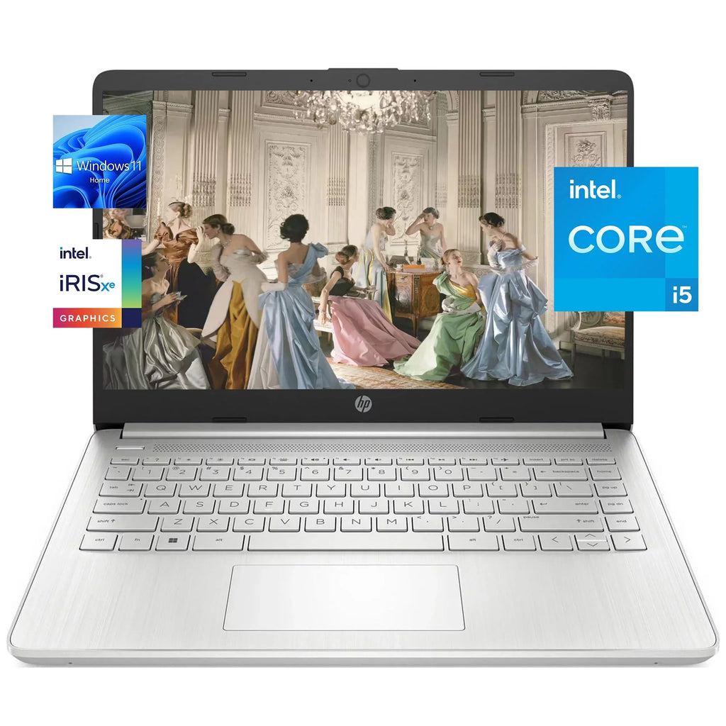 14"  Laptop Computer, Intel Quad-Core i5-1135G7 up to 4.2GHz (Beat i7-1065G7), 16GB , 512GB PCIe , Intel Iris Xe Graphic, , , Wi-Fi, Webcam, Silver, Windows 11 Home