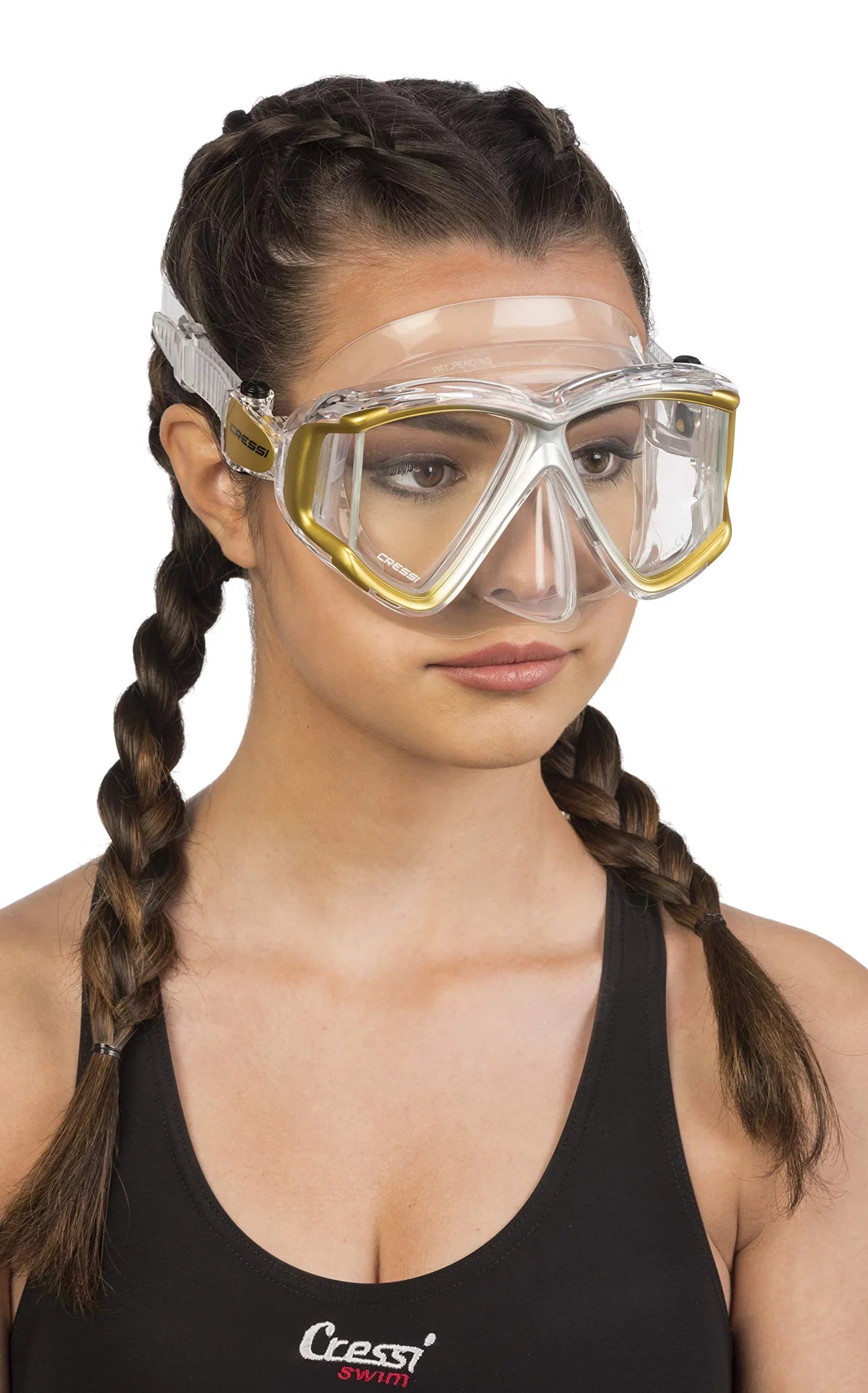 Cressi Liberty Quattro  (clear-blue/silver) (Clear/Sapphire/Silver, Liberty Quattro)