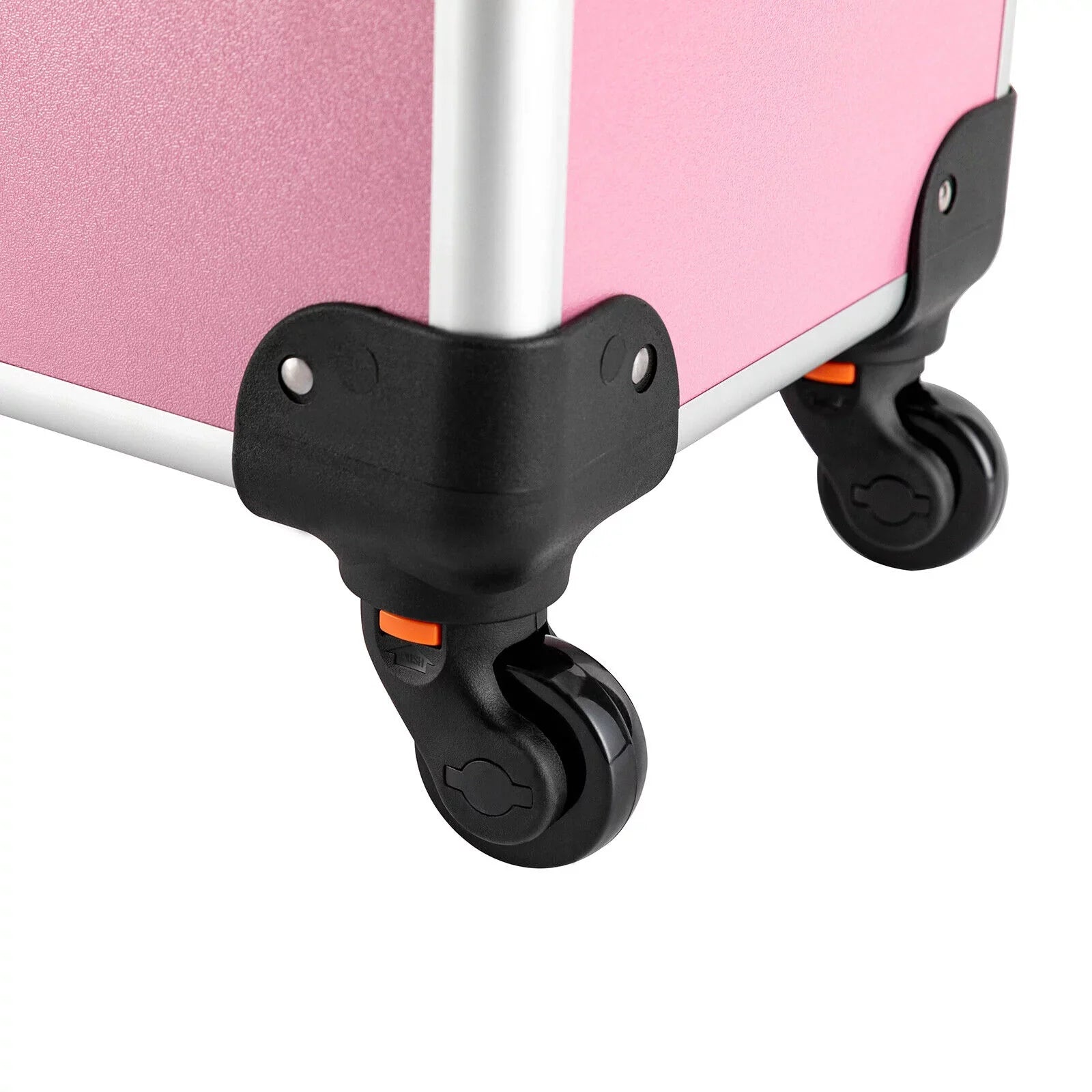 Professional Rolling Makeup Train Case Cosmetic Trolley Makeup Storage Organizer