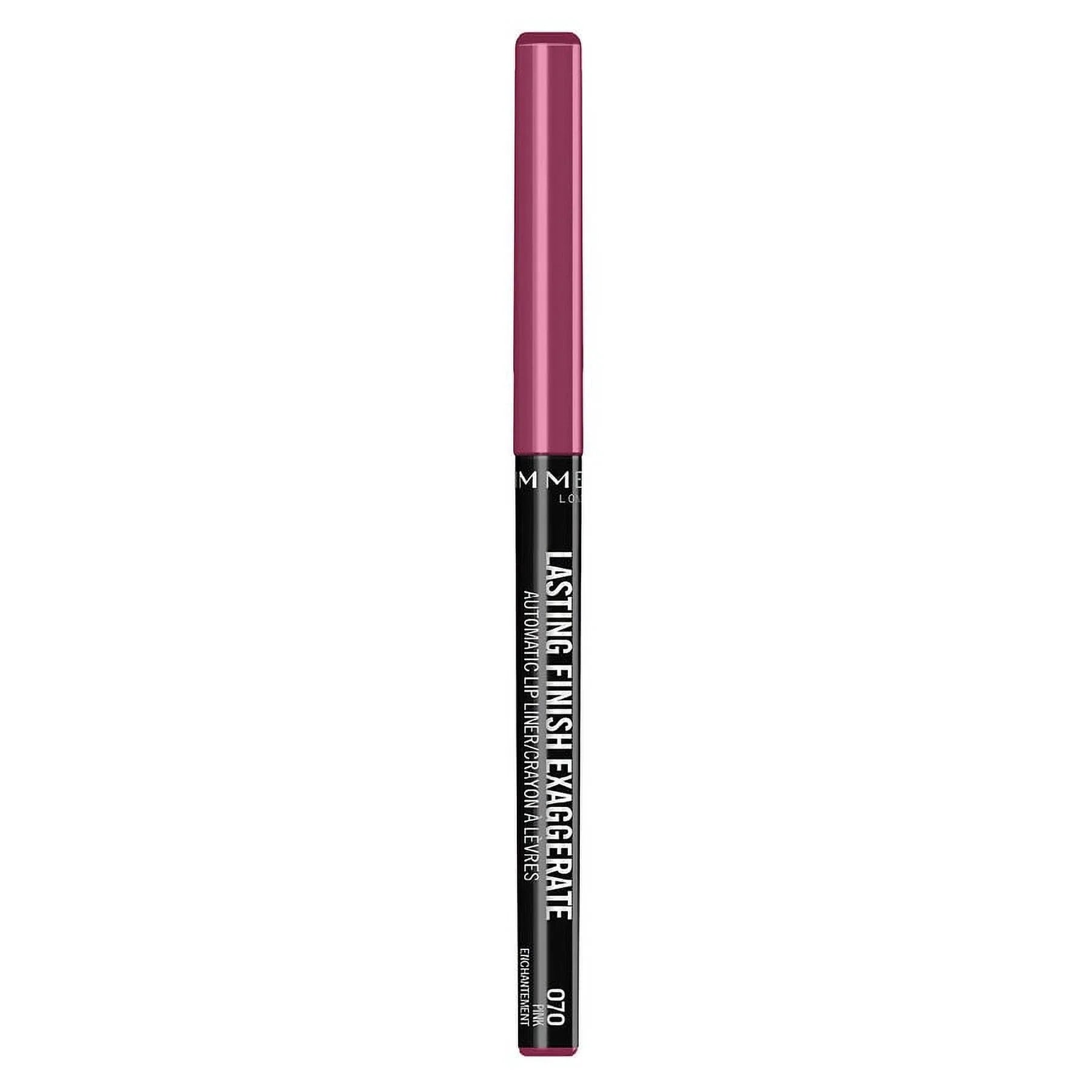 Rimmel Lasting Finish Exaggerate Automatic Lip Liner, 070 Pink Enchantment 0.01  Pack of 2