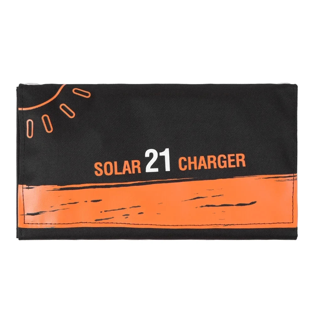 Andoer Portable  Source, 21W Foldable Sun   with Dual  Ports, Survival Tool for Camping and Hiking
