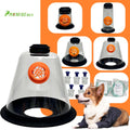 Pet Oxygen Mask - Veterinary Designed Breathing Aid for Dogs & Cats - 5 Sizes - Easy to Clean & Connect to Oxygen Source - Ensures Comfort & More Oxygen