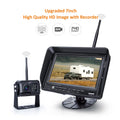 Yuwei HDWirelessCam8 Wireless Backup Camera System with 7"  Quad-View Monitor and  Recording