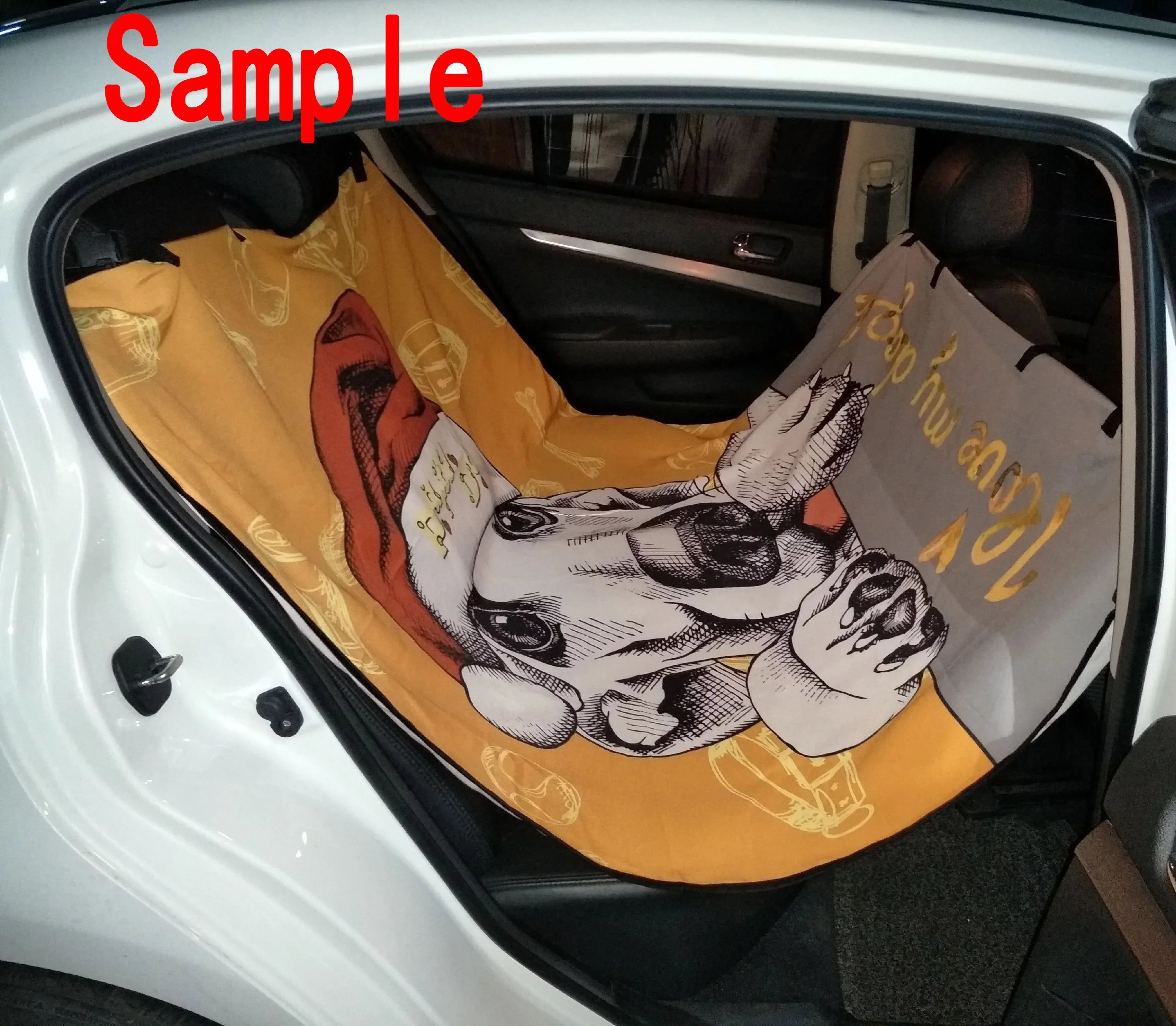 Lovely Melody Music Notes Pet Car Seat Cover Dog Car Seat Mat Hammock Cargo Mat Trunk Mat For Cars Trucks and  54x60 inches