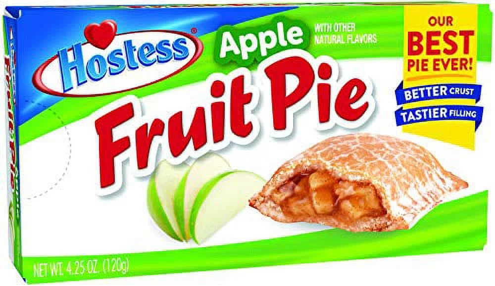 Hostess Fruit Pie, Apple, 4.25 Ounce (Pack of 8)