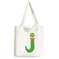 Alphabet Orange Fruit Cute Pattern Tote Canvas Bag Shopping Satchel Casual Handbag