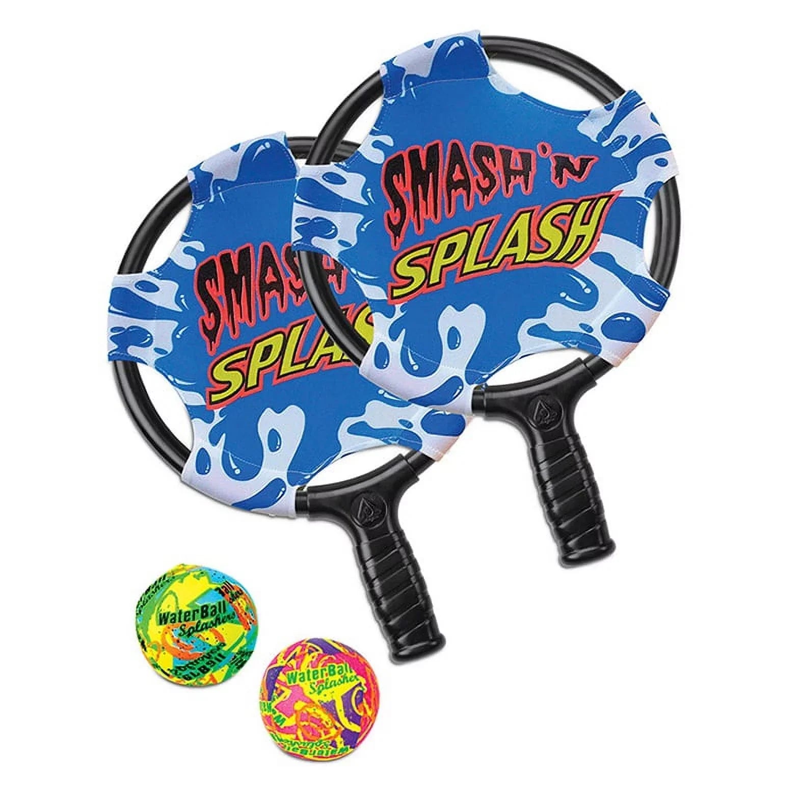 14.75" Blue and White Smash '' Splash Paddle Ball Swimming Pool Game
