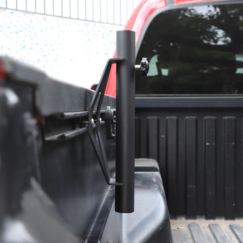 Truck Flag Pole Mount Holder Fit for 2005-2021 Toyota Tacoma/2007-2021 Tundra Bed Rail System