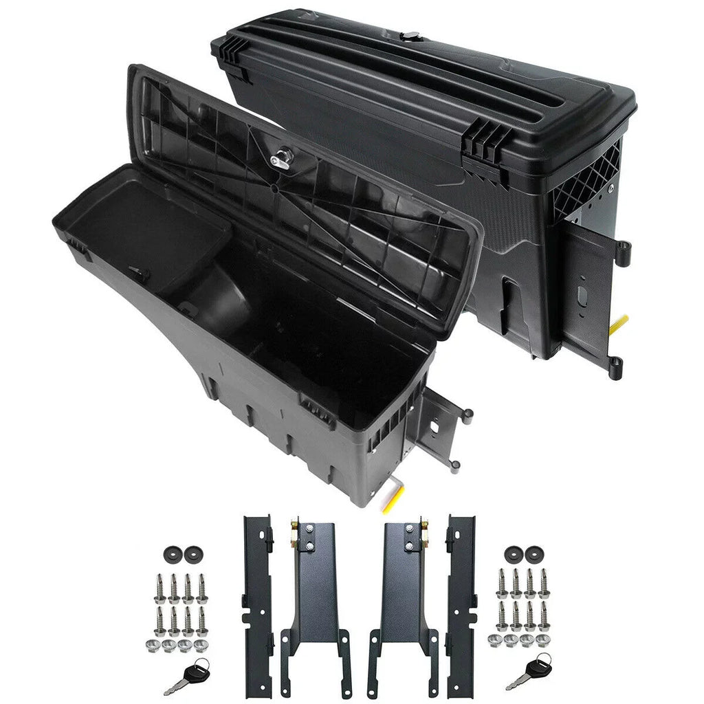 Teledu 2 Set Rear Left & Right Truck Bed Storage Box Toolbox For Ford 2015-2019 -150