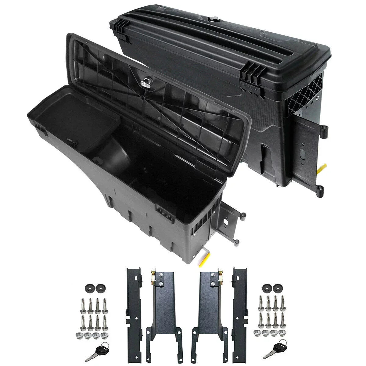 Teledu 2 Set Rear Left & Right Truck Bed Storage Box Toolbox For Ford 2015-2019 -150