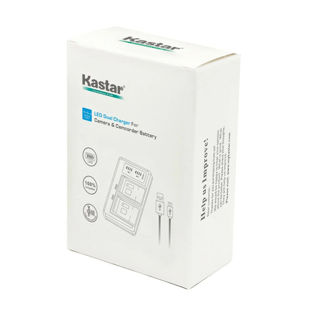 Kastar 3-Pack  110 Battery and   Charger Replacement for Sony -2009, -2010, -3000, -3001, -3002, -3003, -3004, -3005, -3006, -3007, -3008, -3009, -3010