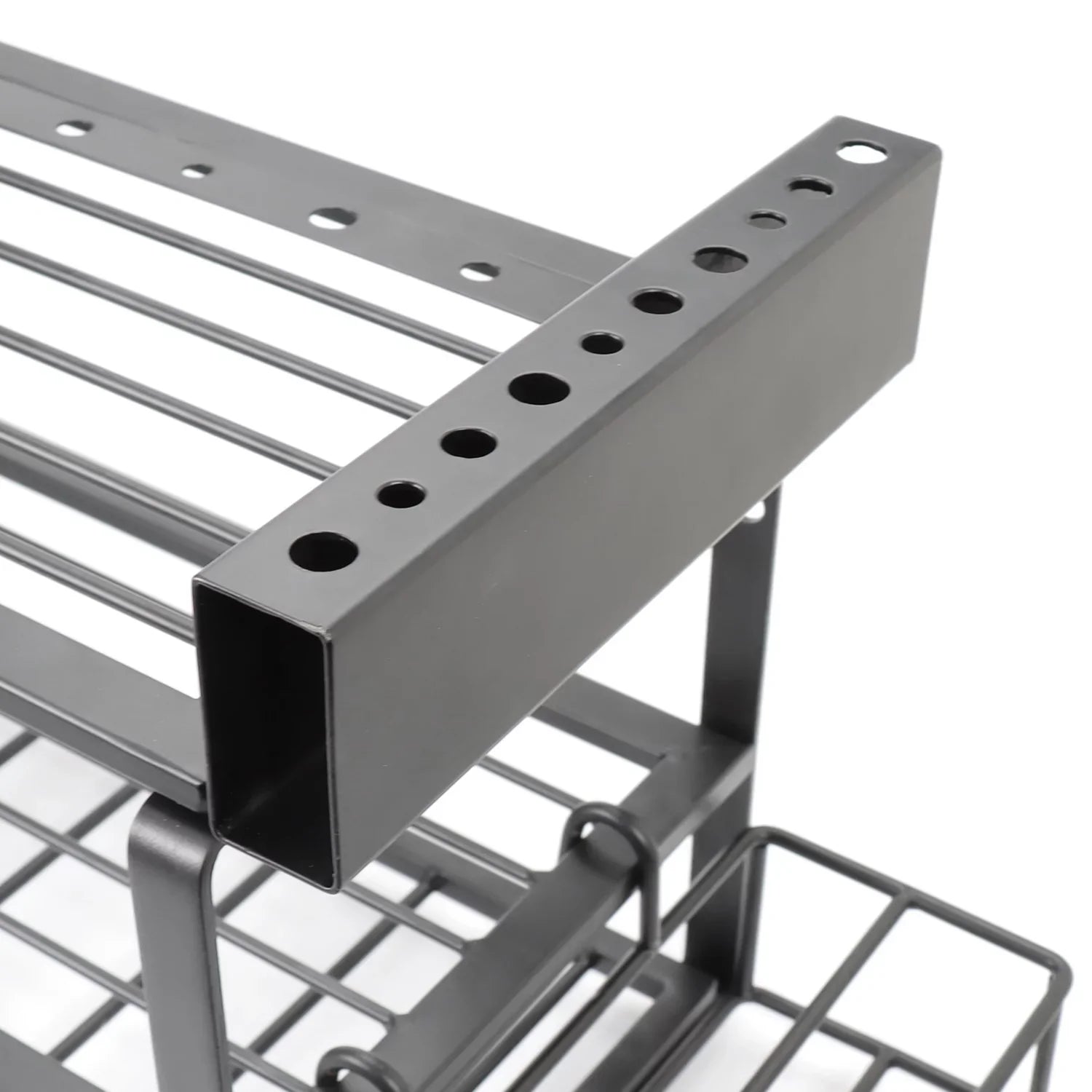 Make It Easy Super Power Tool Organizer Steel Heavy Duty Floating Tool Shelf  10 in All