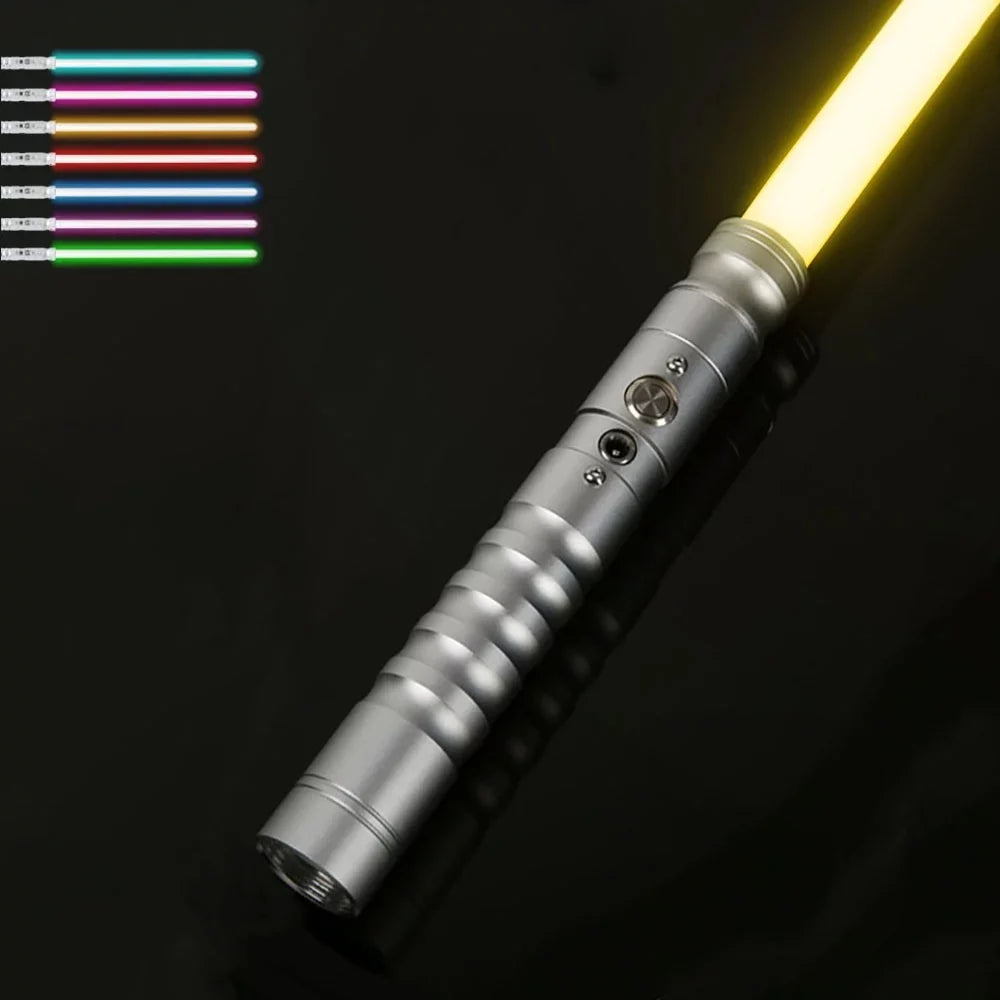 7 Colors Change   Lightsaber Toy with Metal Hilt Sound Fonts Gift for Kids