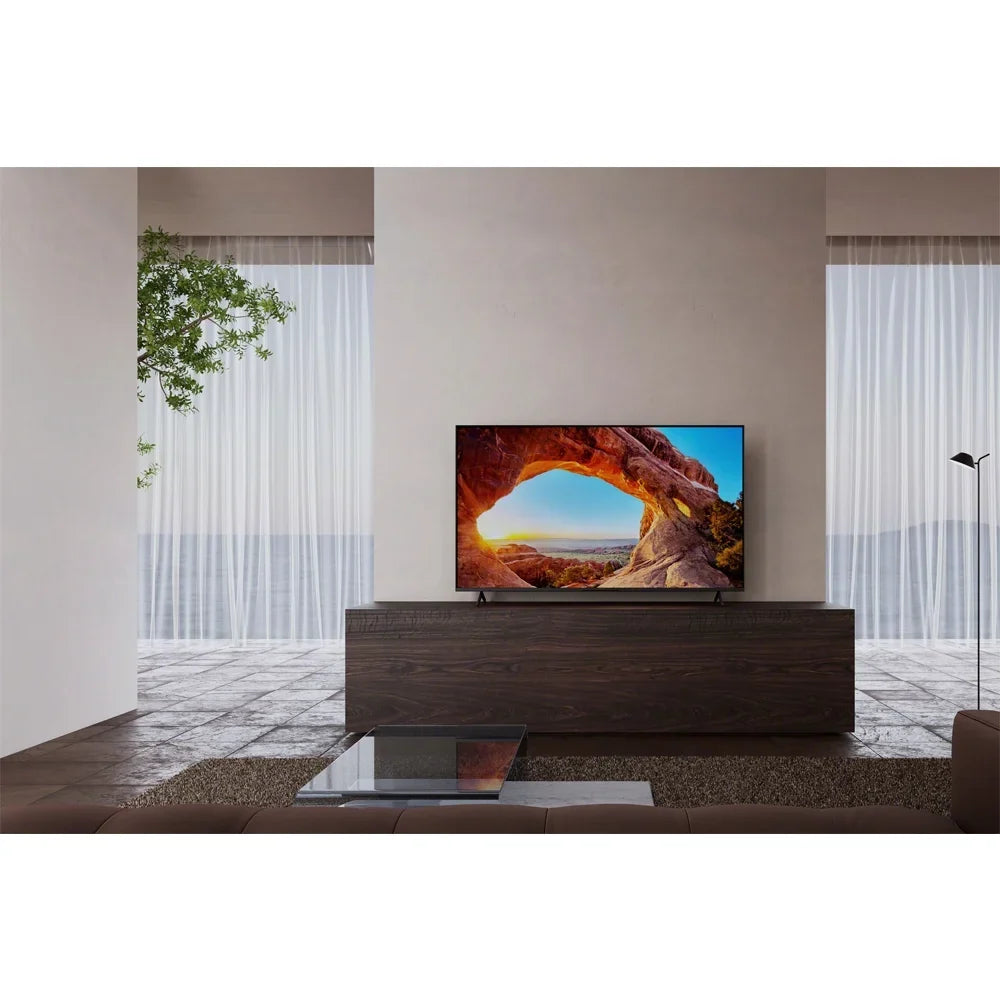 Sony  43 inch  4K Ultra   Smart  2021 Model Bundle with Deco Home 60W 2.0 Channel Soundbar, 37"-70"  Wall Mount Bracket Bundle and 6-Outlet Surge Adapter