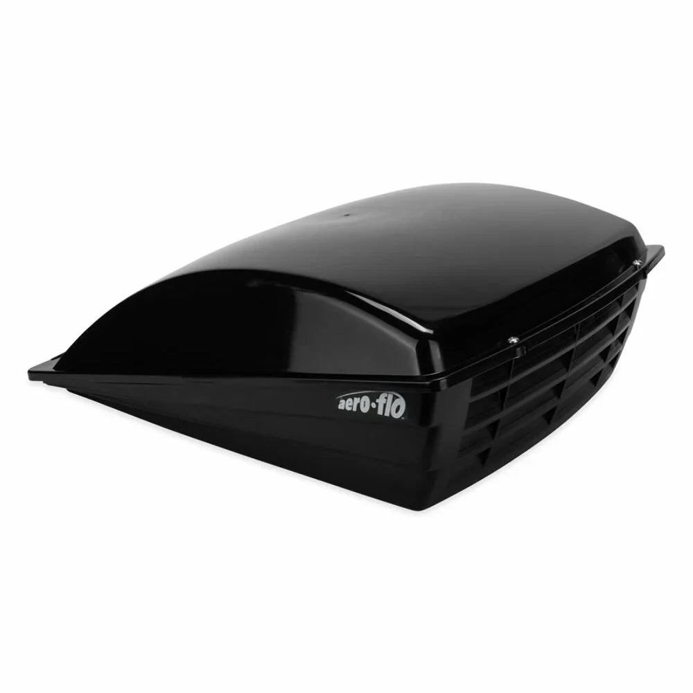 Camco Aero-Flo Roof Vent Cover, Mounts to Existing 14” x 14”  Roof Vents | Black Plastic (40711)