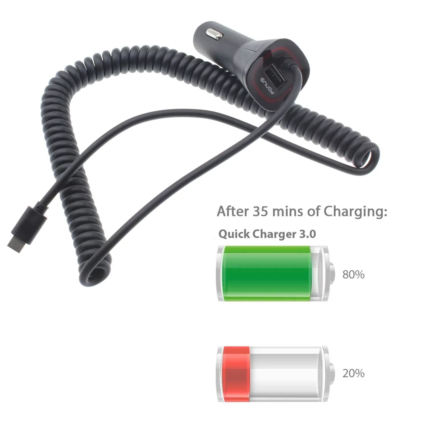 Windshield Dash Car Mount w Power Type- Quick Charger  for Blackberry Key2, KEYone,  -  , Vivo  Plus 5 -   S48c - Coolpad Legacy - Essential Phone (-1) - Google Pixel