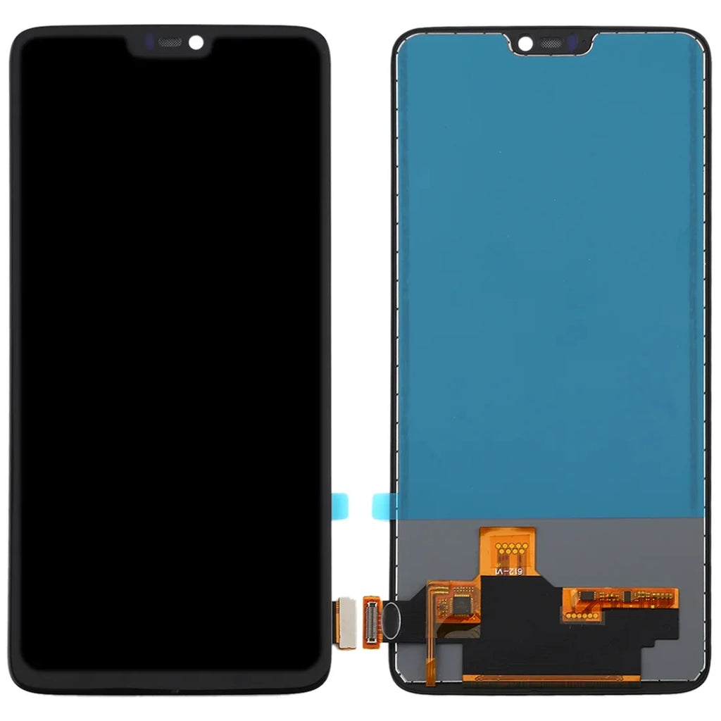 For OnePlus 6   Material  Screen and Digitizer Full Assembly (Black)