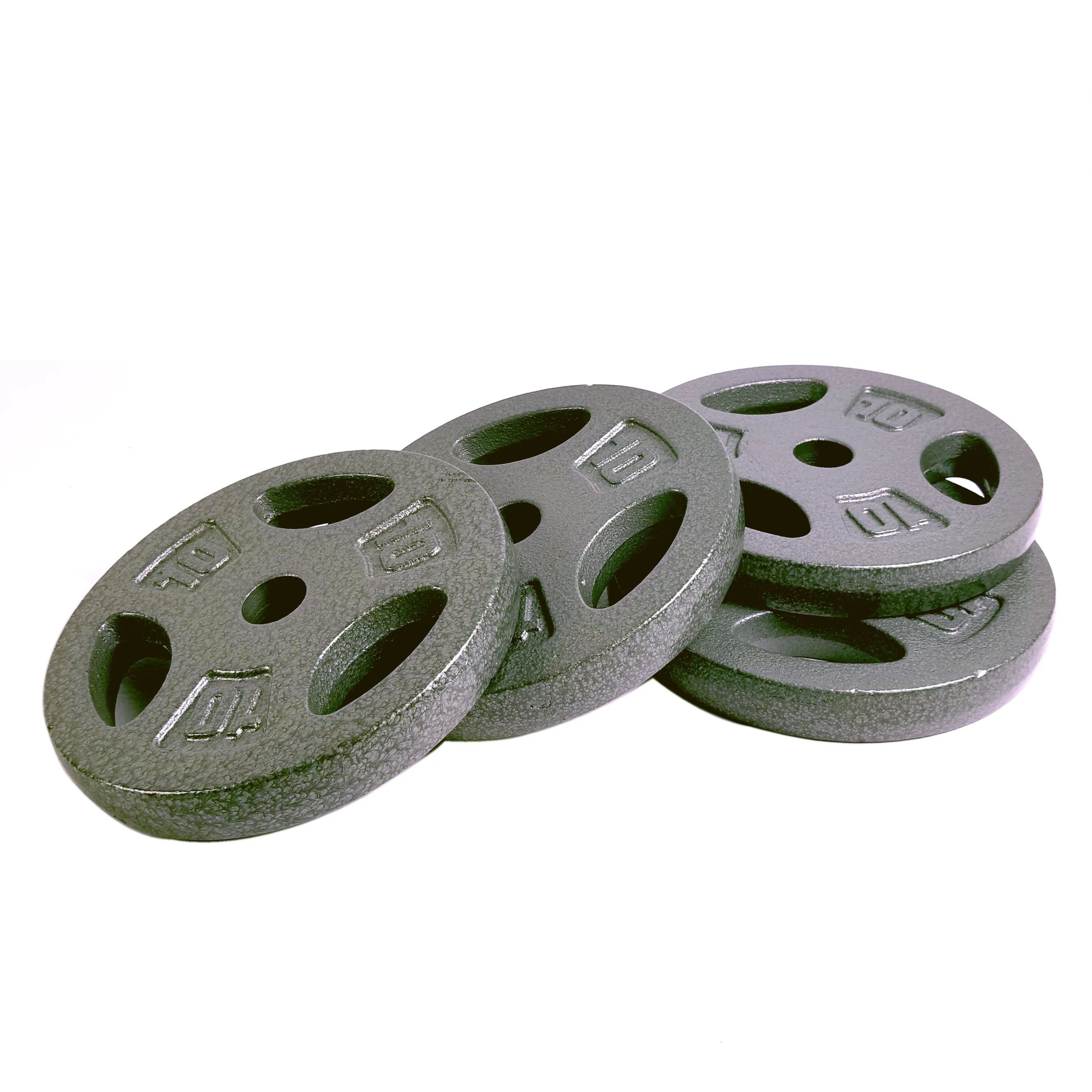 Barbell Standard Combo Curl Weight Bar with 40 lb Cast Iron Weight Plate Set