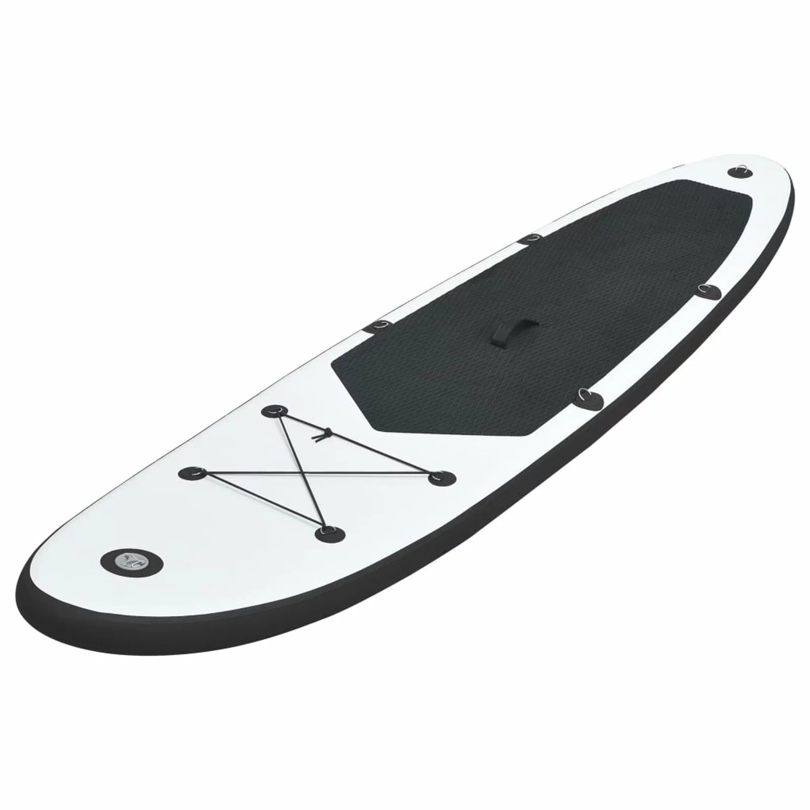 Andoer Inflatable Paddleboard Set Black and White