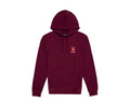 Psycho BunnyPsycho Bunny Chicago  Dotted Men's HoodieCrimsonXXL