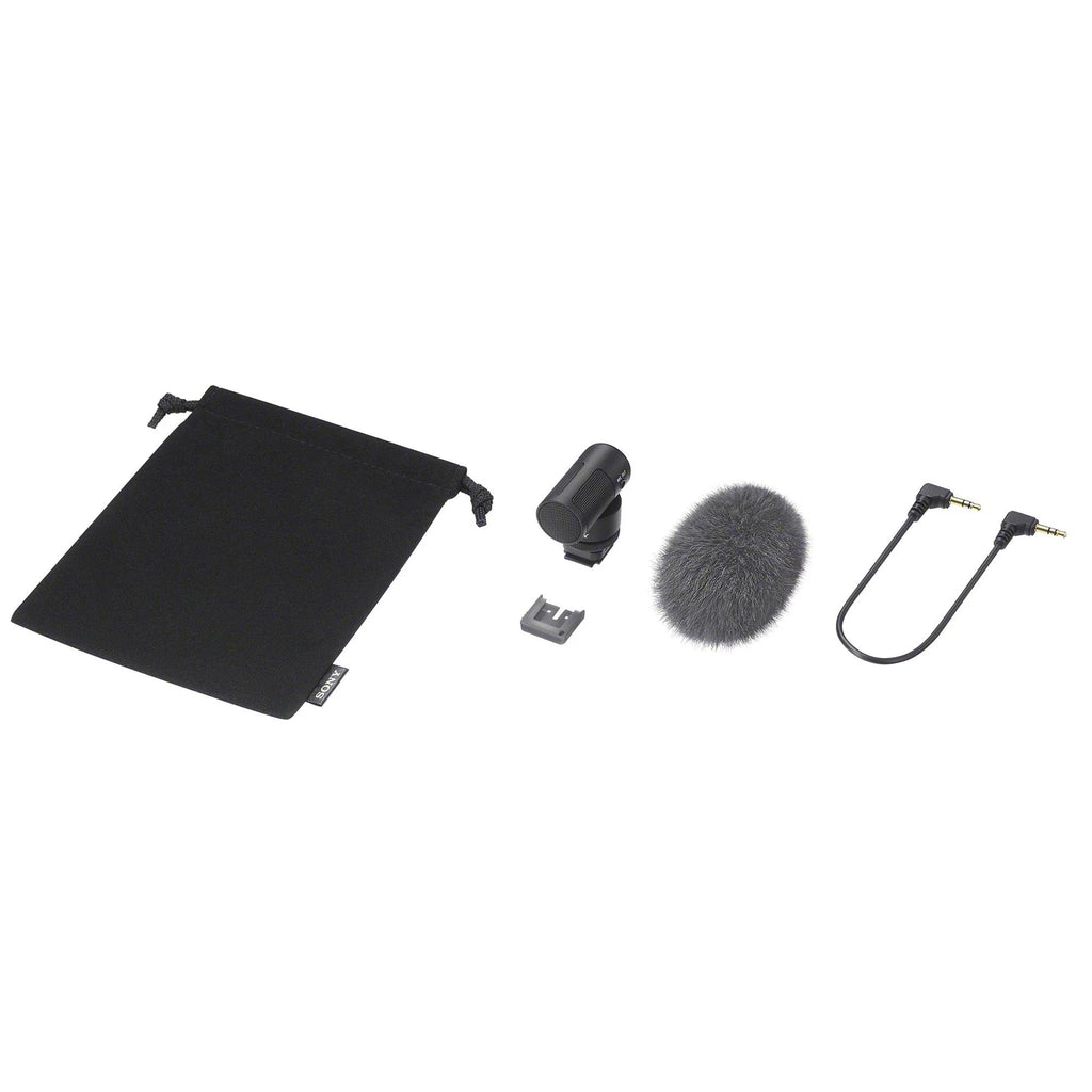 Sony Alpha - Mirrorless Camera with 50mm Lens, Grip, and Mic (Black) Kit