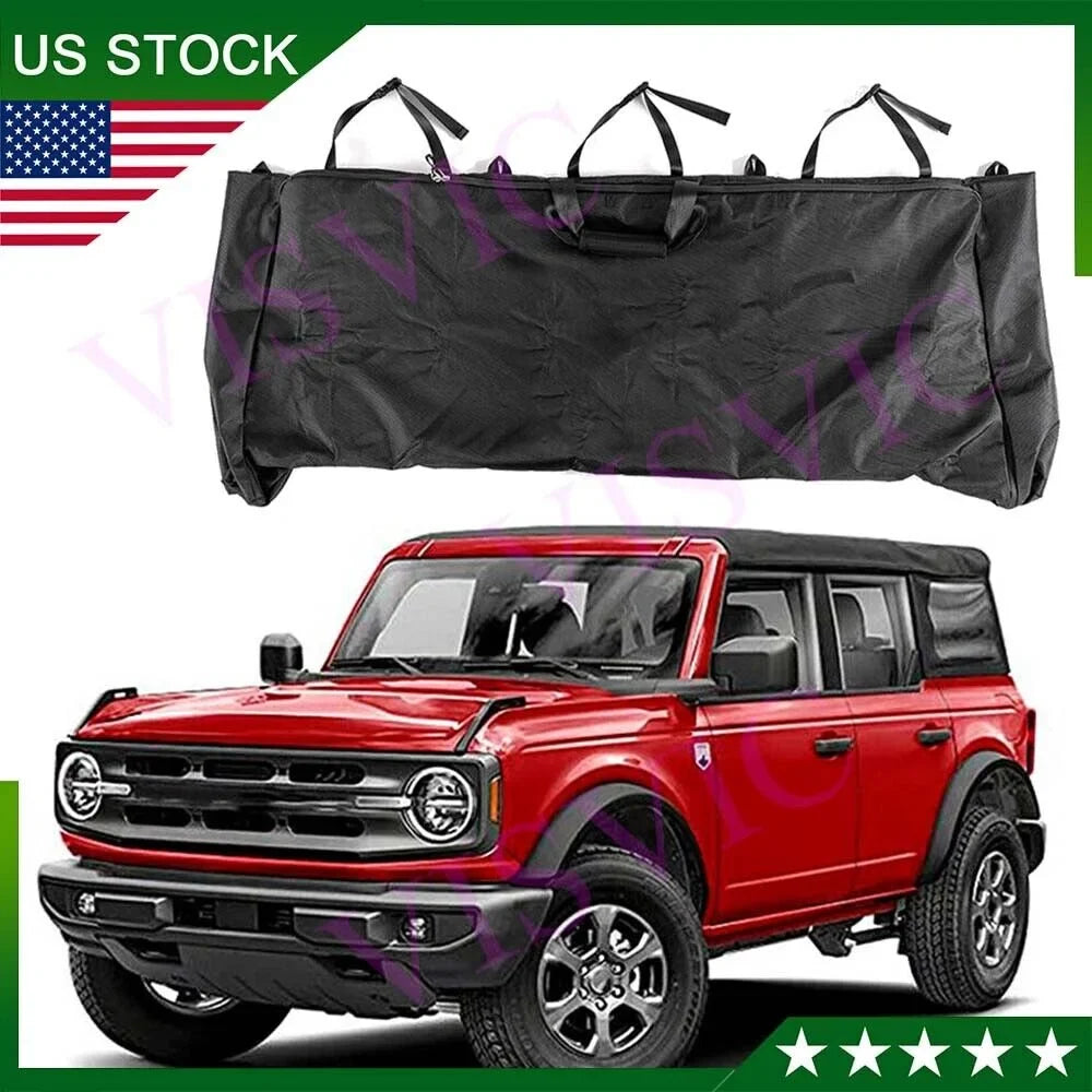 Soft Top Window Storage Bag For Ford Bronco Accessories 2021-2023
