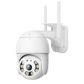 1080P Waterproof Smart WiFi Camera System - Wireless with 355° Rotation, Motion Detection, Sound & Light Alarm, Night Vision, Two-Way Communication,  Remote Control for Home & Office Security