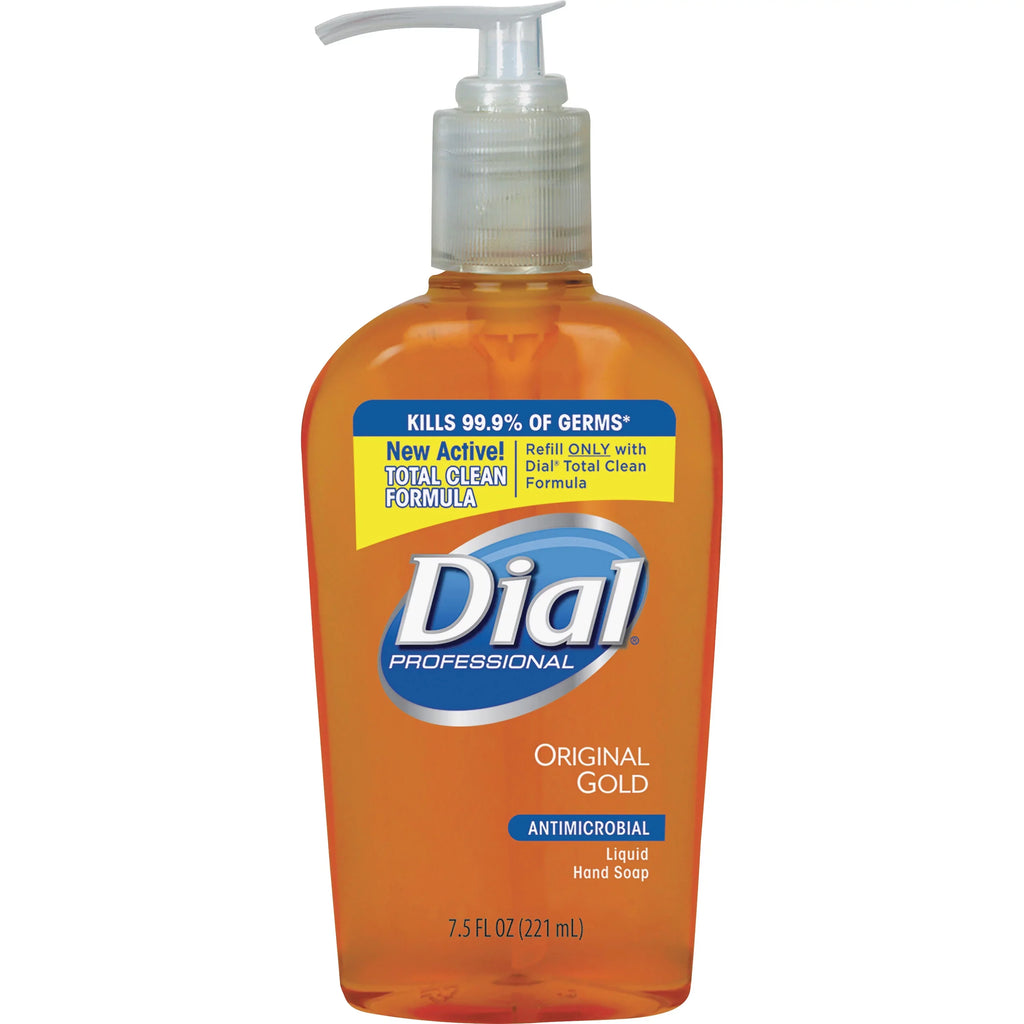 Gold Antimicrobial Hand Soap Floral Fragrance, 7.5 oz Pump Bottle, 12/Carton