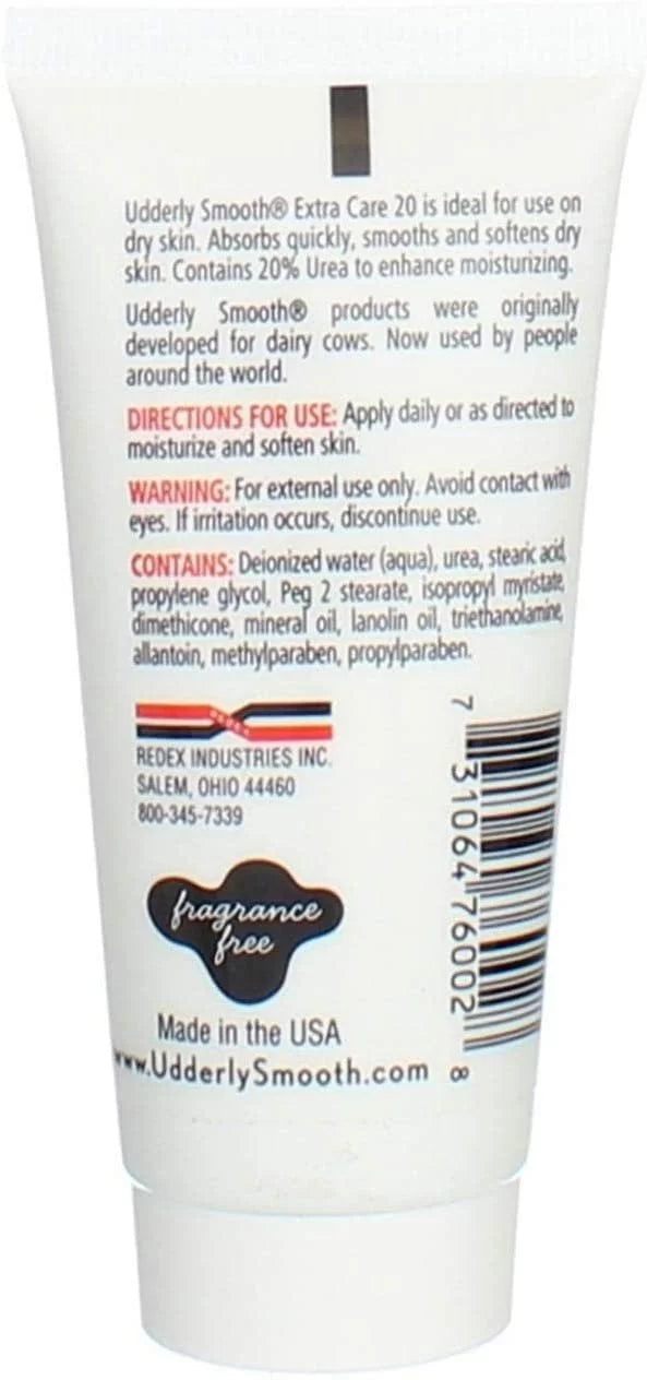 Udderly Smooth Hand & Body, Extra Care 20 Cream 2 oz Pack of 7