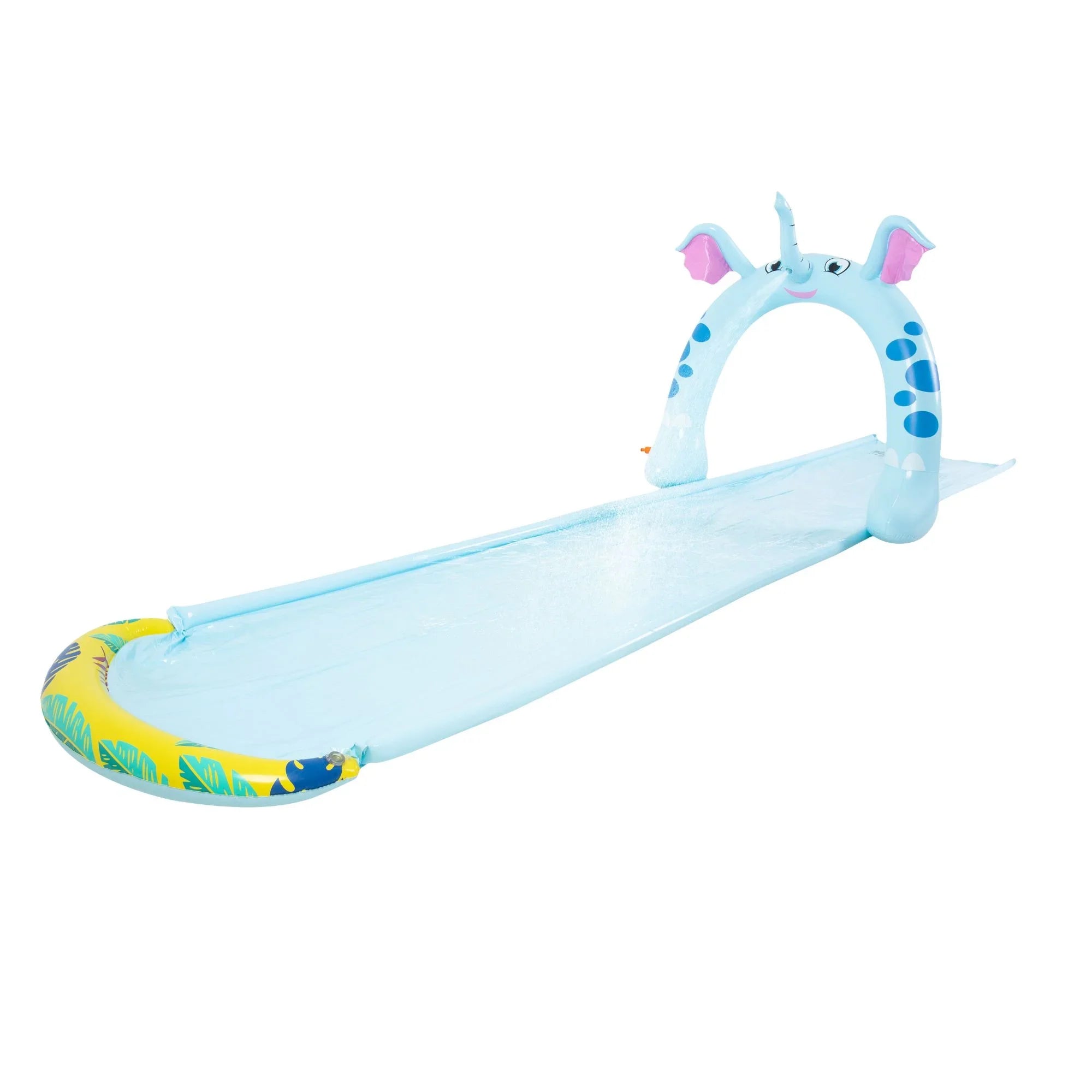 Pool Central 16' Inflatable Elephant Arch Sprayer Slide Outdoor Kids Water Toy
