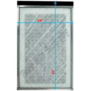 RayAir Supply 14x21 Dynamic Air Cleaner Replacement Filter Pads 14x21 Refills (3 Pack)
