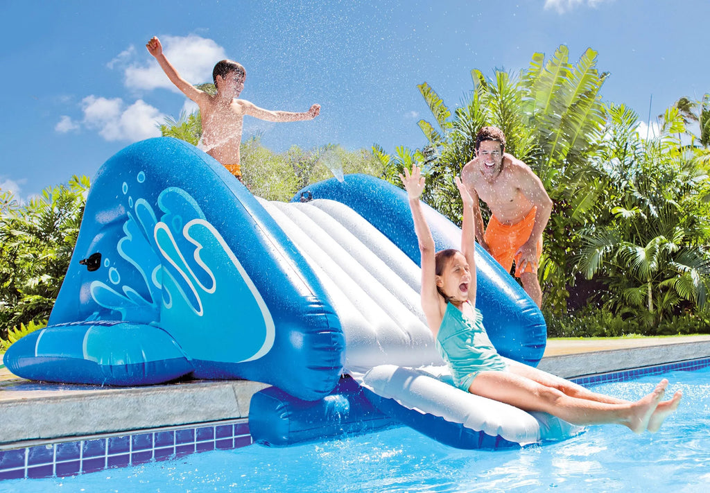 Intex Kool Splash Inflatable Play Center Water Slide | (Open Box) (2 Pack)