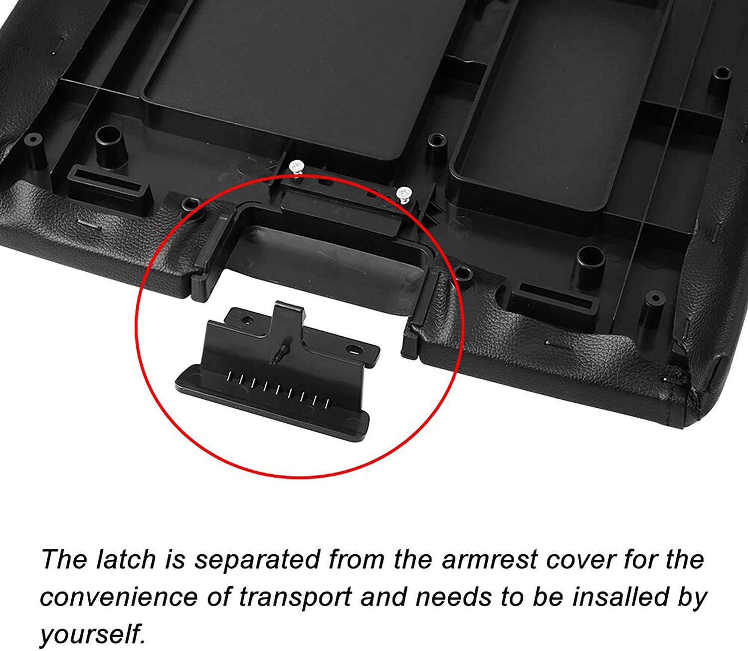 Center Console Armrest Cover Latch, Suitable for 07-14 Silverado, Avalanche, Suburban, Sierra, Yukon, Escalade-Perfect Replacement for  Part 20864151, 20864153, 20864154