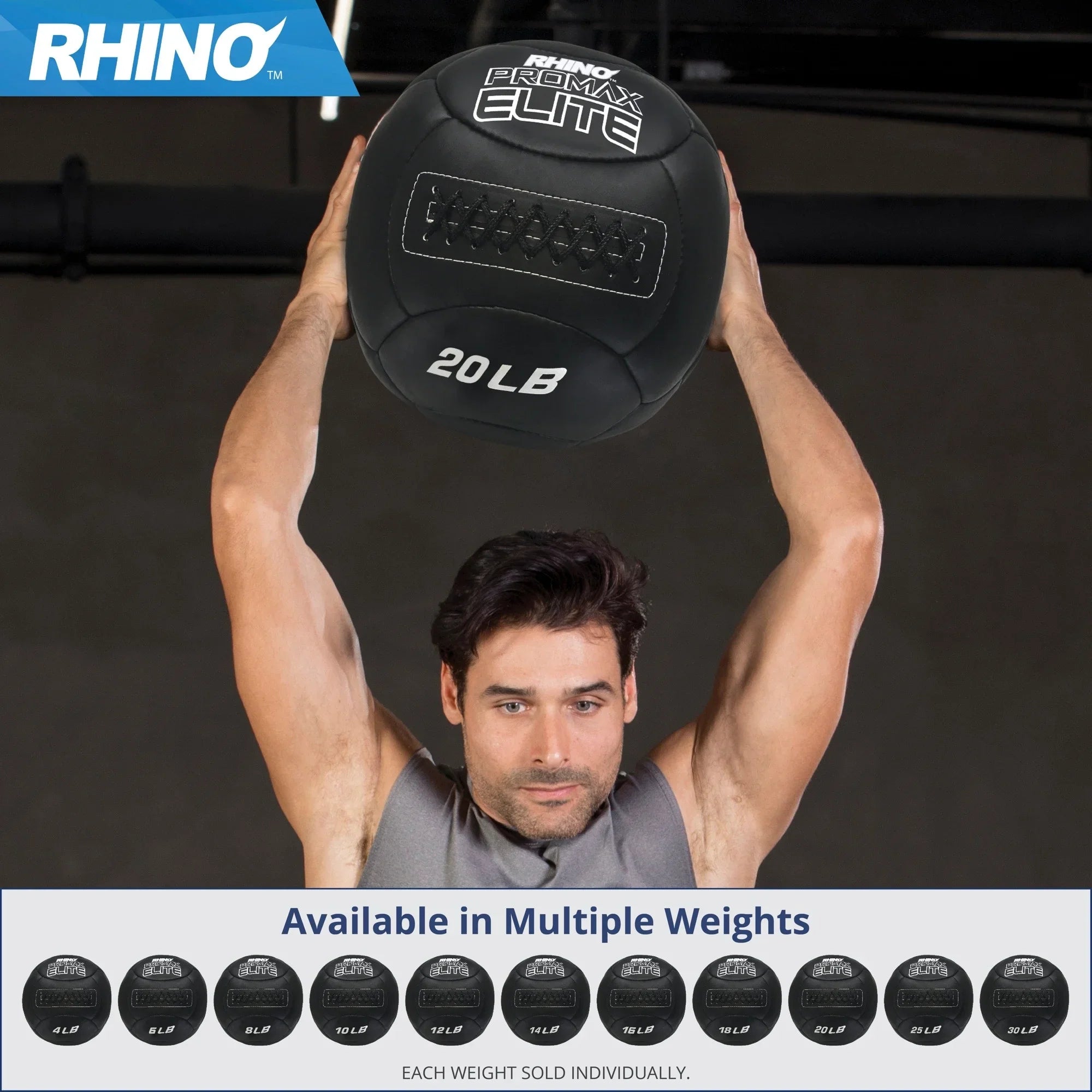 Champion Sports 4LB Rhino Promax Elite Medicine Ball