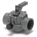 Zodiac Jandy/Teledyne Laars Diverter Valve,  2" s/2-1/2" spg Pos Seal, 2 Way, Gray Part # 2876