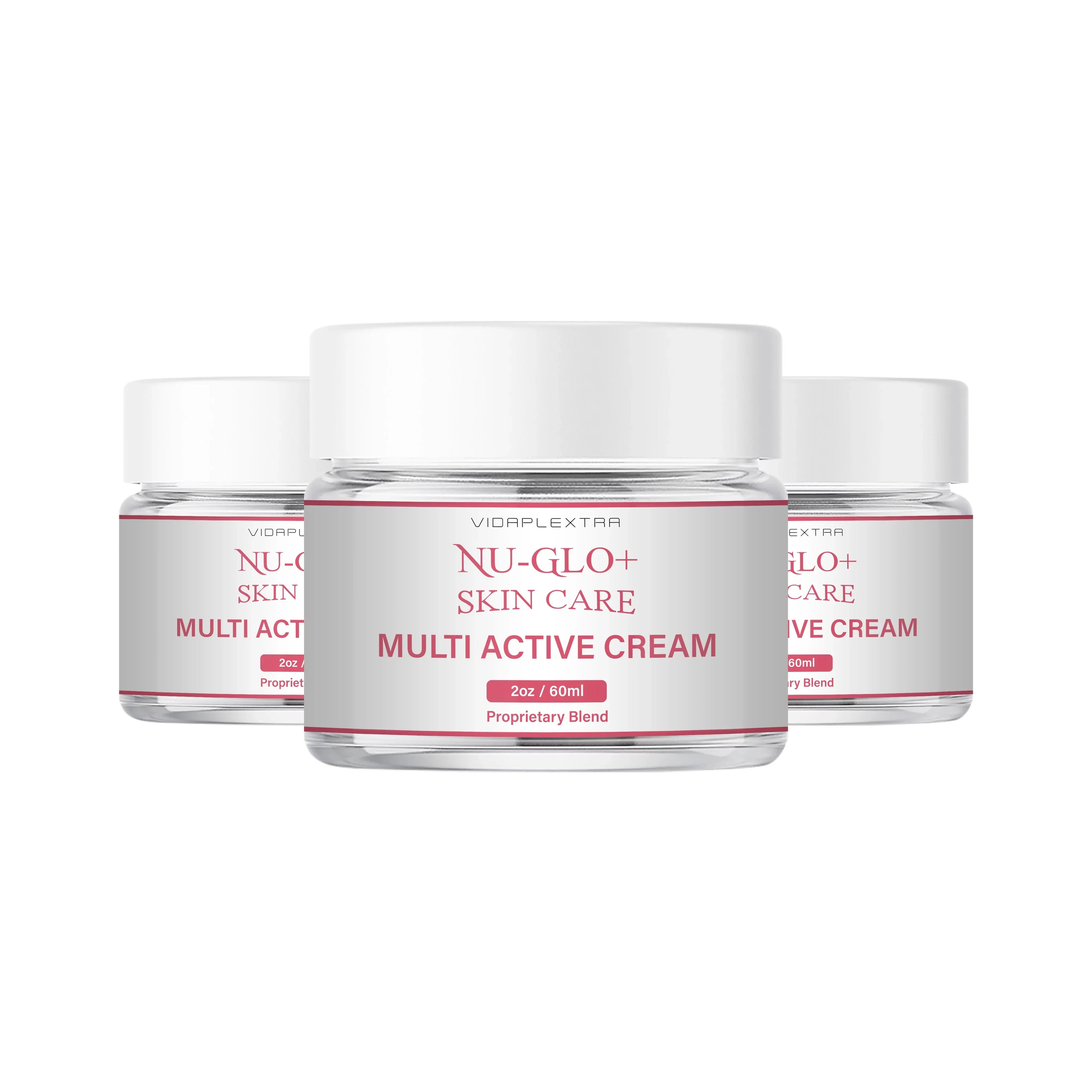(3 Pack) Nu-Glo+ Skincare - Nu-Glo+ Skincare Cream