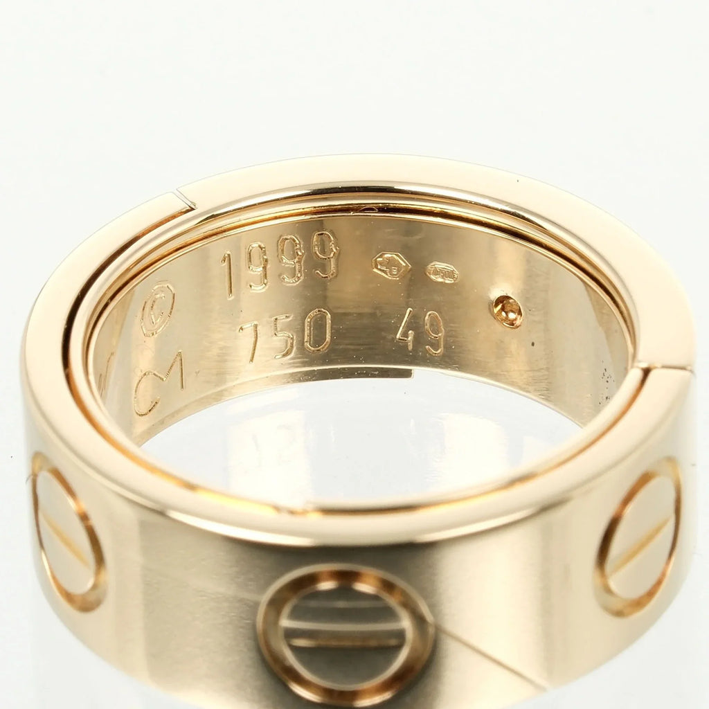 Pre-Owned Cartier Astro Love size 9 ring,   yellow gold, approx. 11.68g  (Good)