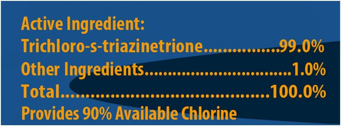 Pool Chlorine Tablets 3" Pool Sanitizer 50lbs