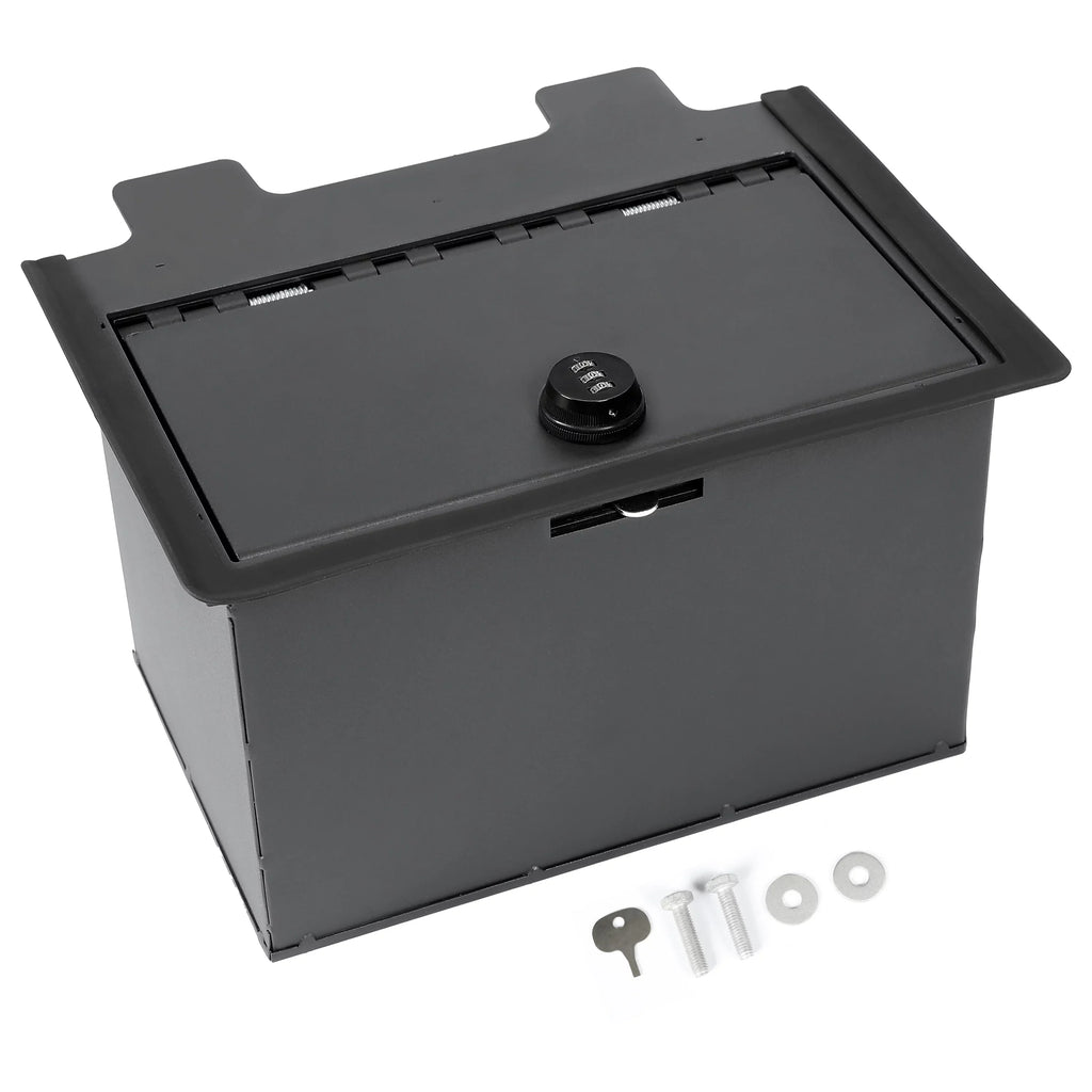 Kojem Center Console Safe Gun Box /Lock for 19 20 21 22 Chevy Sierra Silverado 1500 2500  3500  Console Vault 84081567