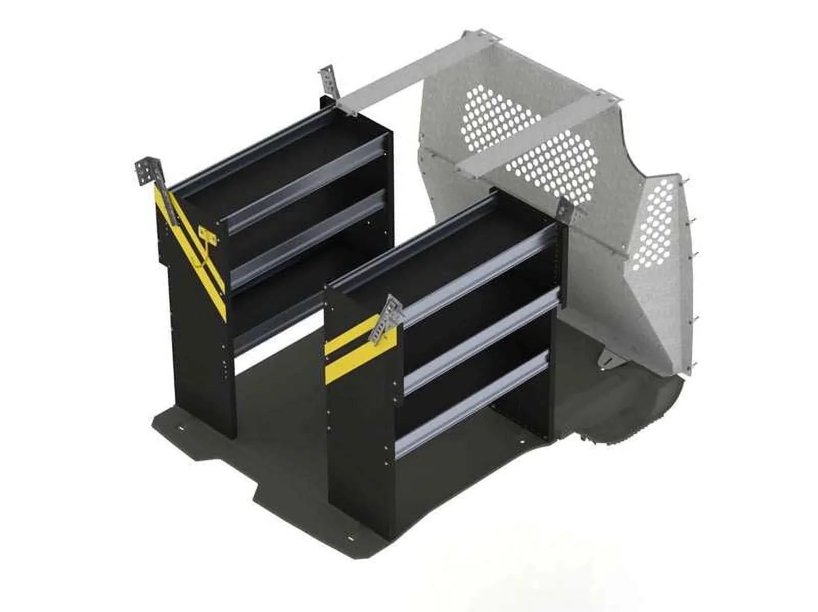 Contractor Van Shelving Package, designed for with Ford Transit Connect Short Wheelbase, -10