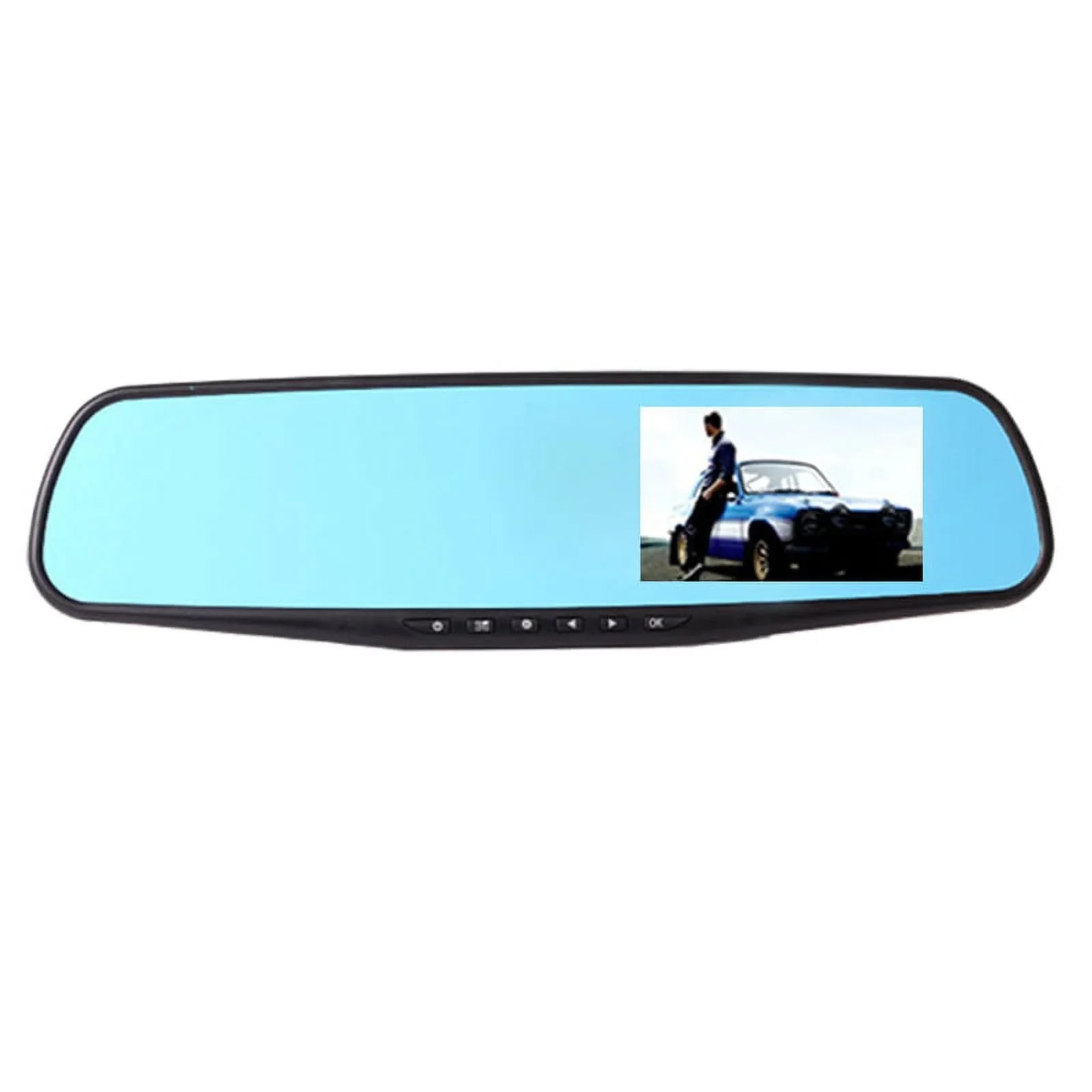 Hd 1080P 2.8" Lcd Display Screen Rear View Mirror Dash Cam Camera Video Recorder Night Vision Dvr
