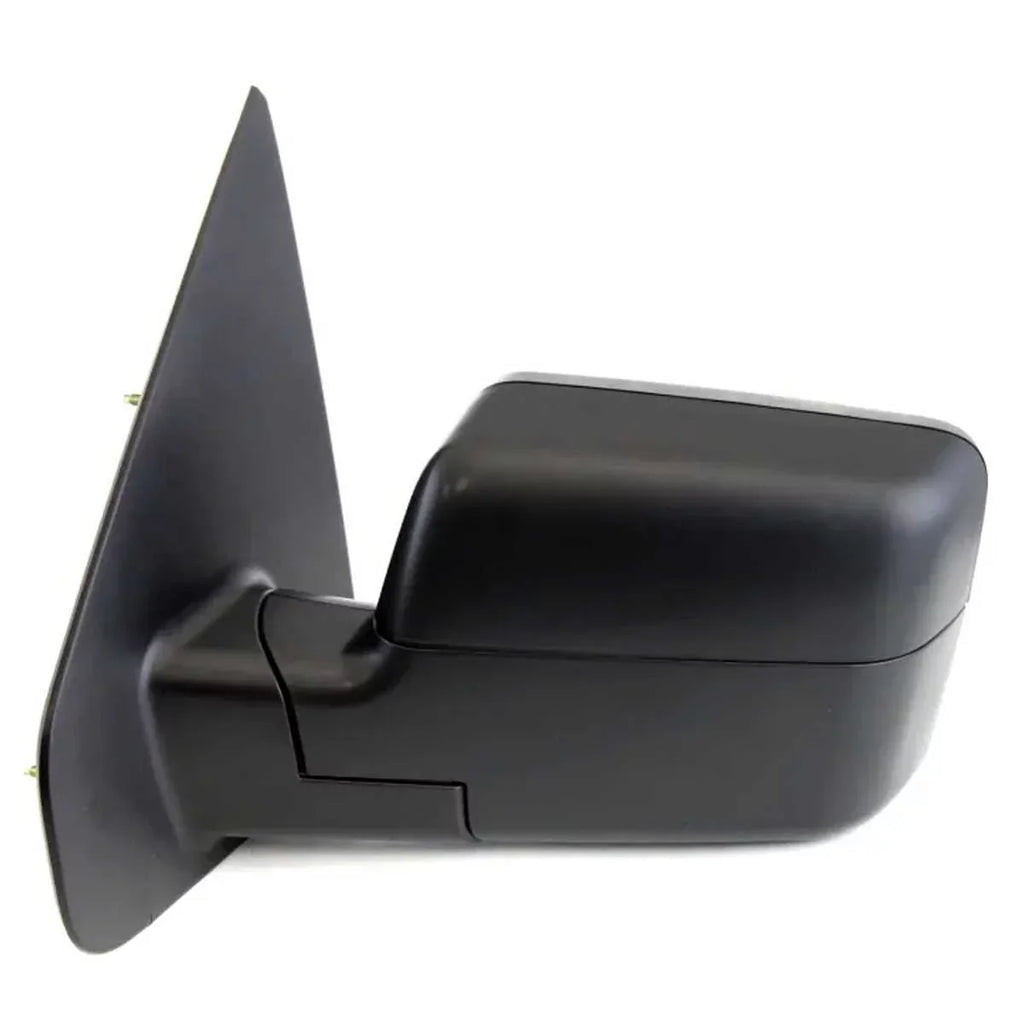 AutoShack Driver Mirror Power Folding Heated Textured Black Replacement for 2004 2005 2006 Ford -150 4.2L 4.6L 5.4L   4WD