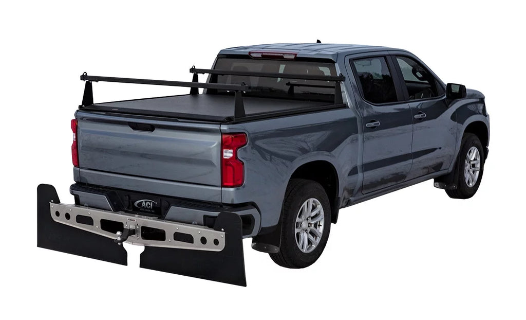 2014-2018 Fits Chevrolet Silverado Fits  Sierra 1500 5' 8" Matte Black Aluminum -series Truck Bed Racks