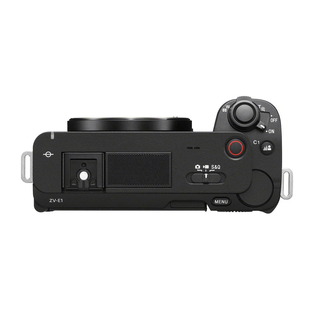 Sony Alpha - Mirrorless Camera with 50mm Lens, Grip, and Mic (Black) Kit