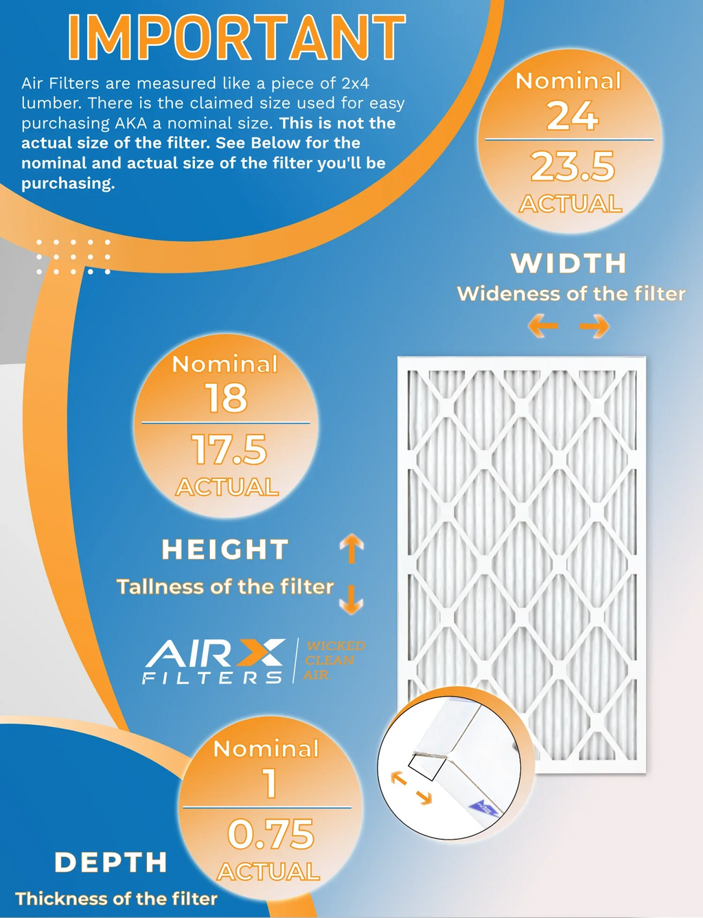 18x24x1 Air Filter  11 Rating, 12 Pack of Furnace Filters Comparable to  1000,  1200 &  7 - Made in  by     .