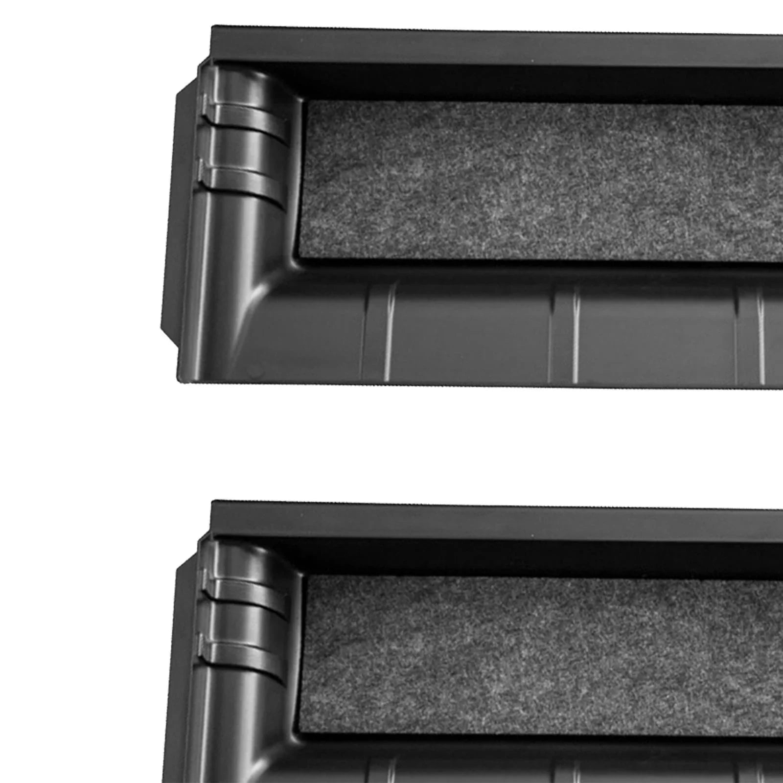 under Seat Storage Box Decoration Car Interior Accessories Hidden Tray Hidden 2Pieces